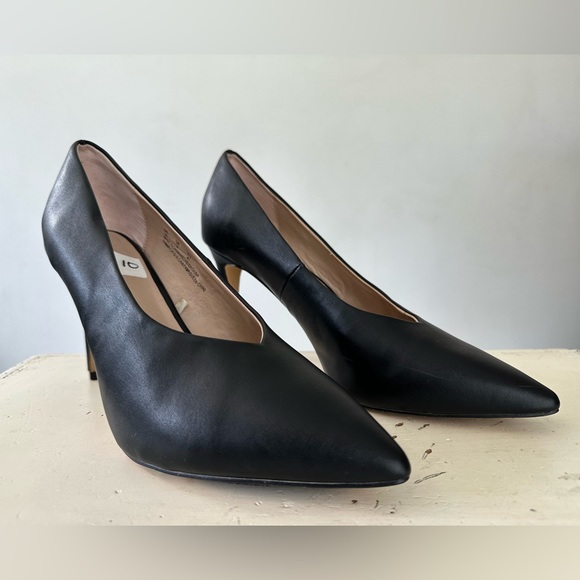 The Drop Taylor Black High Vamp Stiletto Pump Women's Size 10 - Picture 5 of 10